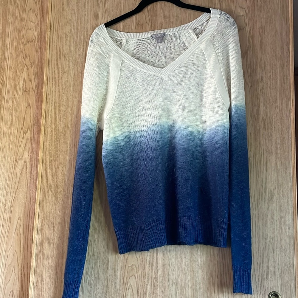 Falls Creek Blue and White Women's Sweater